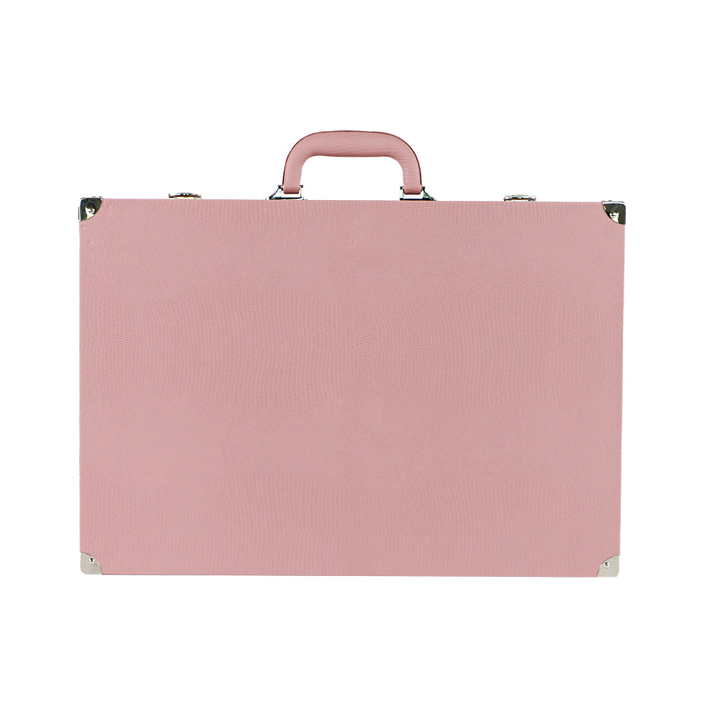 BACO Rose Pink Lizard Large Backgammon - bacobackgammon