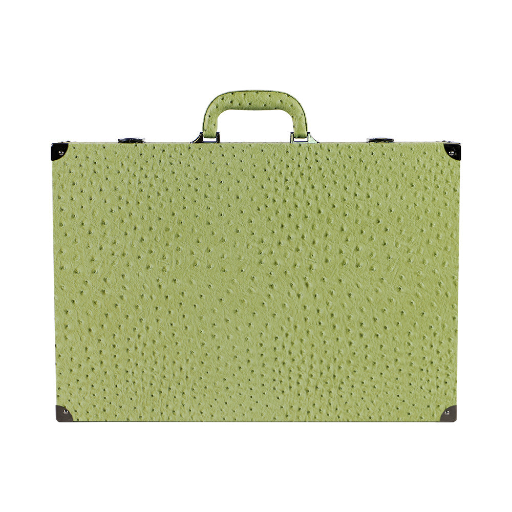 BACO Emerald Green Ostrich Large Backgammon