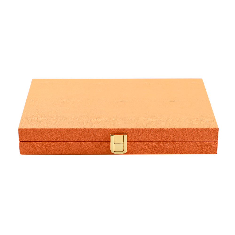 BACO Orange Coral Fish Medium Backgammon - bacobackgammon