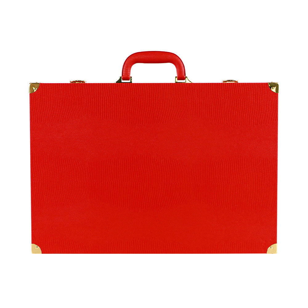 BACO Ruby Red Snake Large Backgammon - bacobackgammon