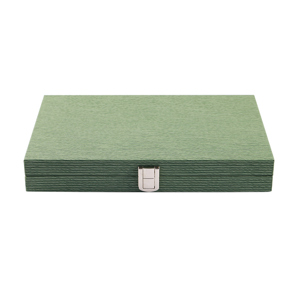 BACO Green Vines Medium Backgammon - bacobackgammon