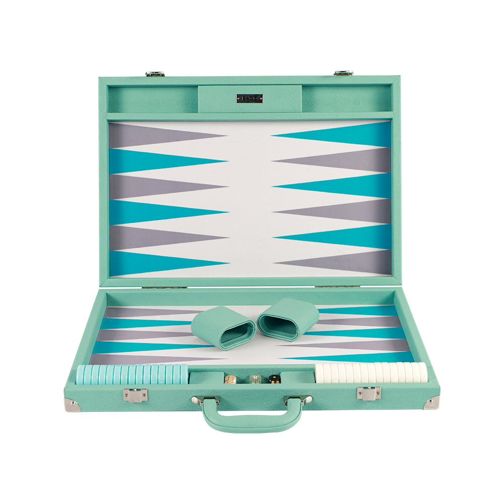 BACO Blue Coral Fish Large Backgammon - bacobackgammon