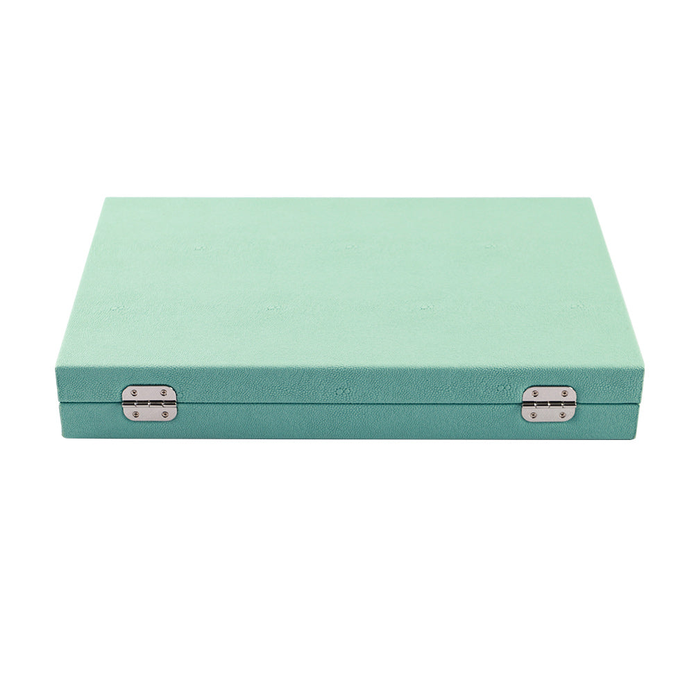 BACO Ocean Blue Stingray Medium Backgammon - bacobackgammon