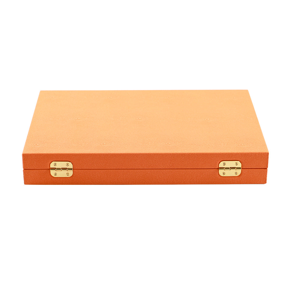 BACO Orange Coral Fish Medium Backgammon - bacobackgammon