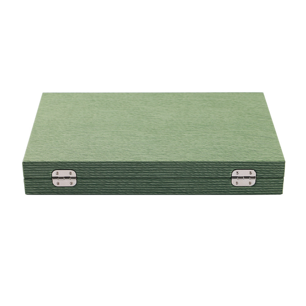 BACO Green Vines Medium Backgammon - bacobackgammon