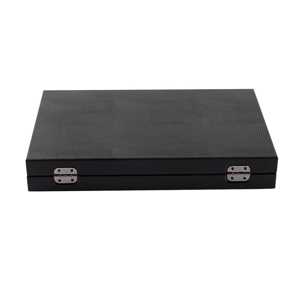BACO Backgammon Jet Black Snake Medium