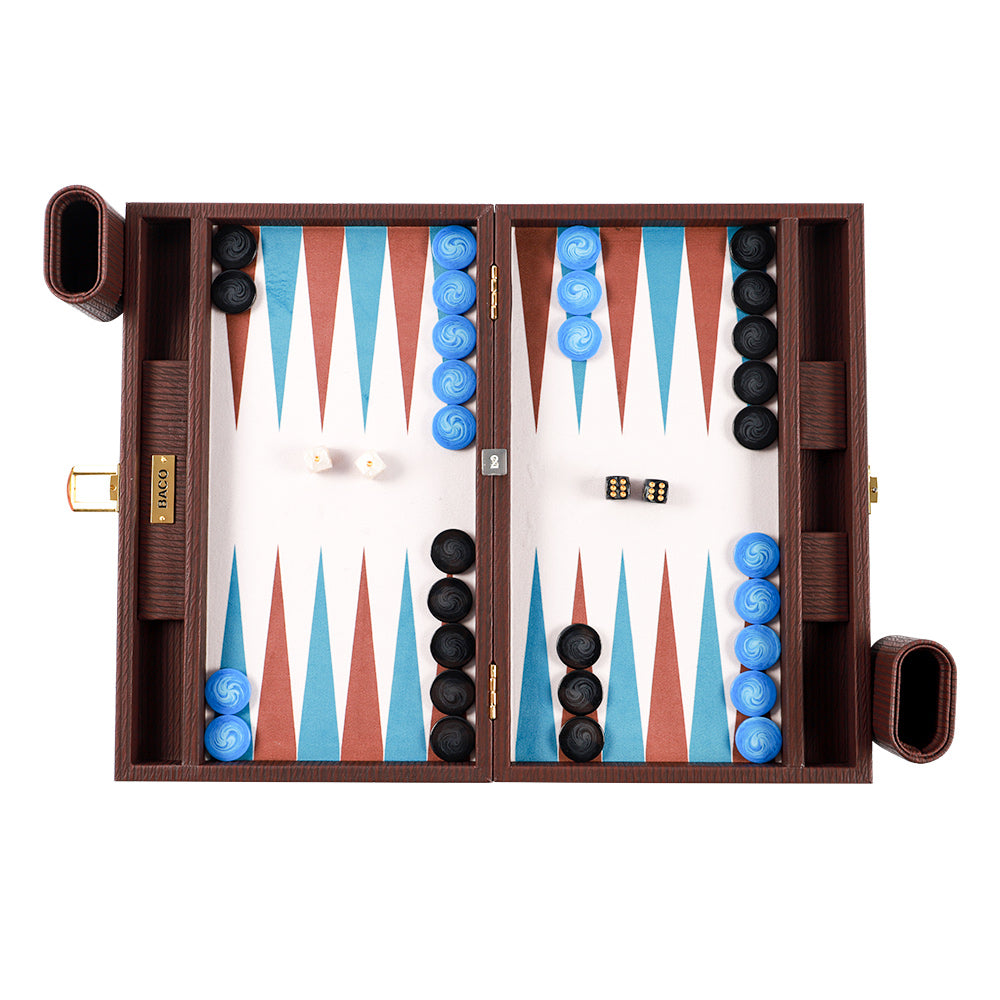 BACO Brown Vine Medium Backgammon - bacobackgammon