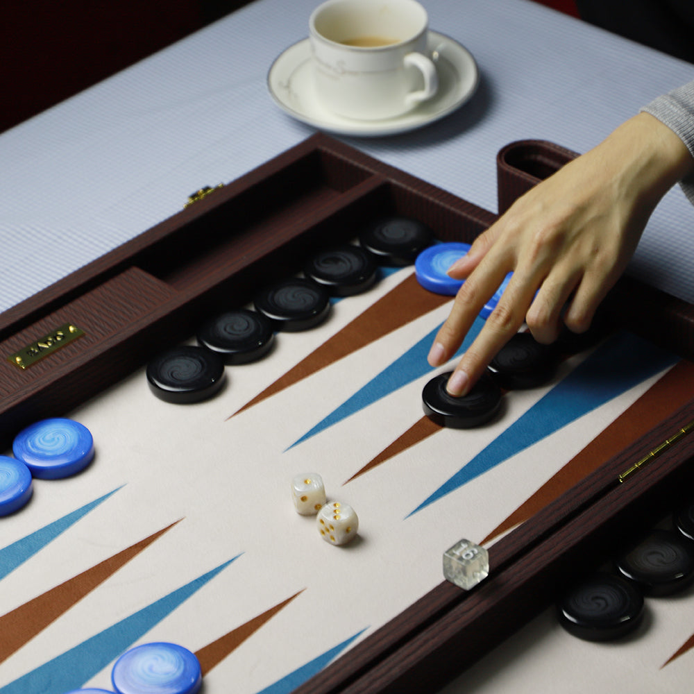 BACO Brown Vine Large Backgammon