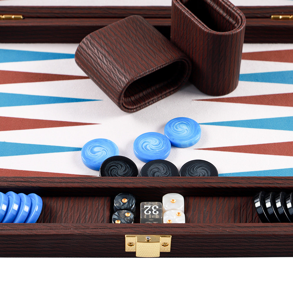 BACO Brown Vine Medium Backgammon - bacobackgammon