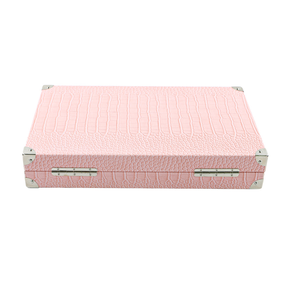 Pink Alligator Backgammon-15.7inches