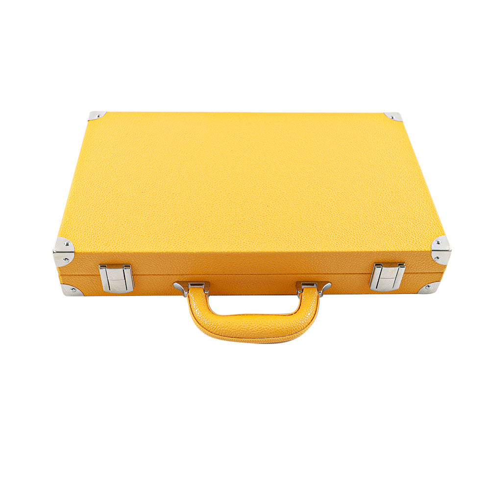 Yellow Coral Stingray Backgammon-15.7inches