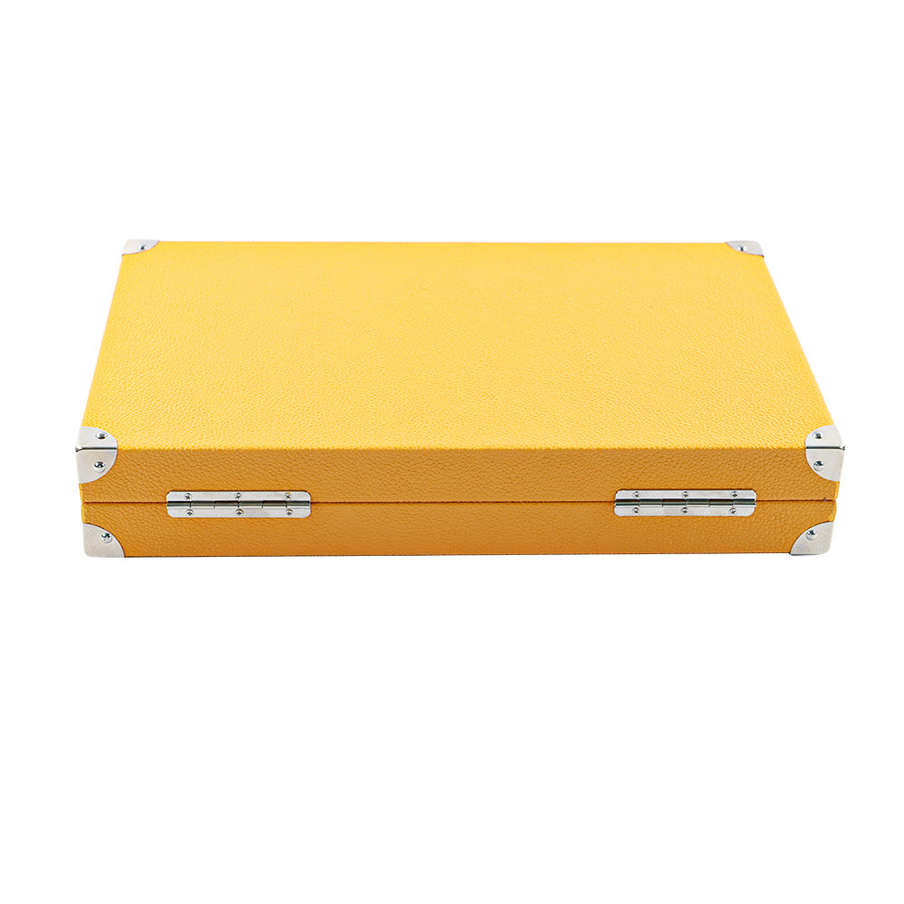 Yellow Coral Stingray Backgammon-15.7inches