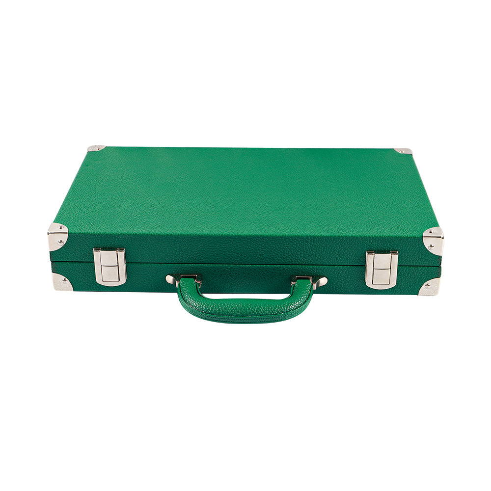 Green Coral Stingray Backgammon-15.7inches