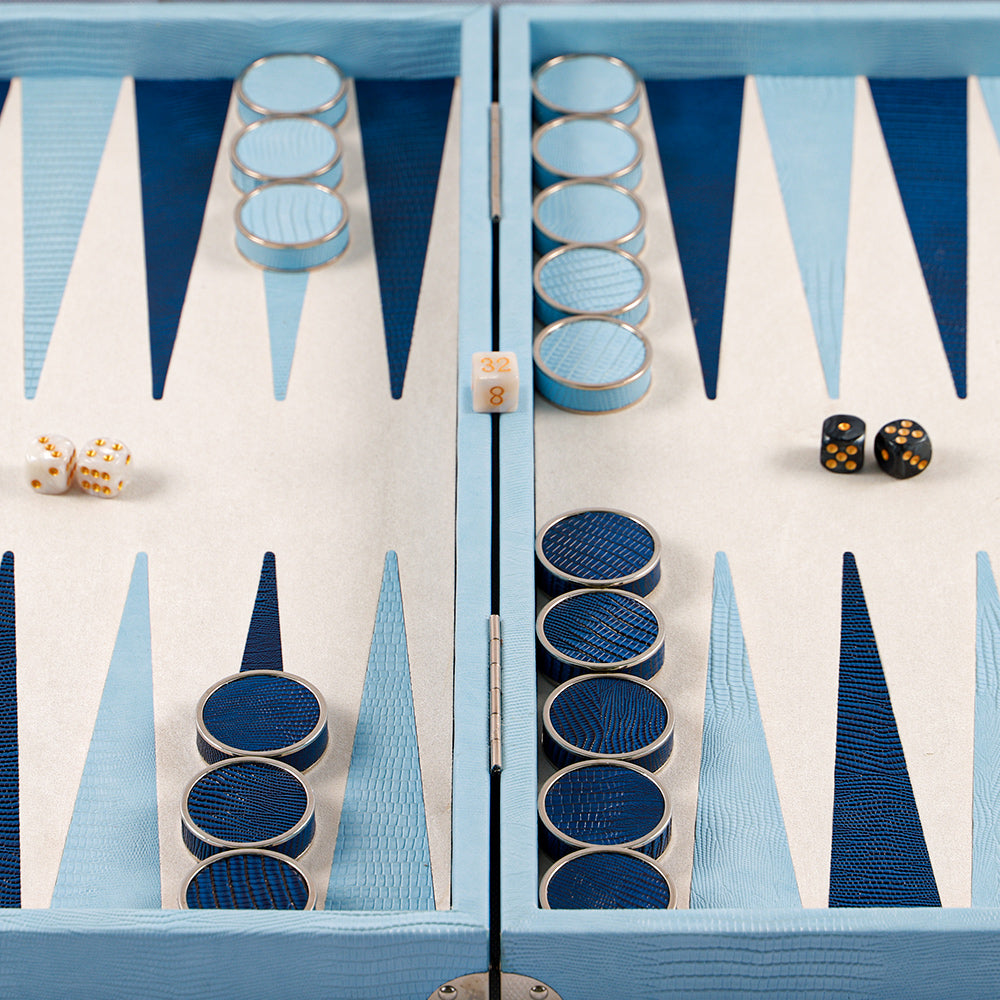 Blue Snake Backgammon-20inches