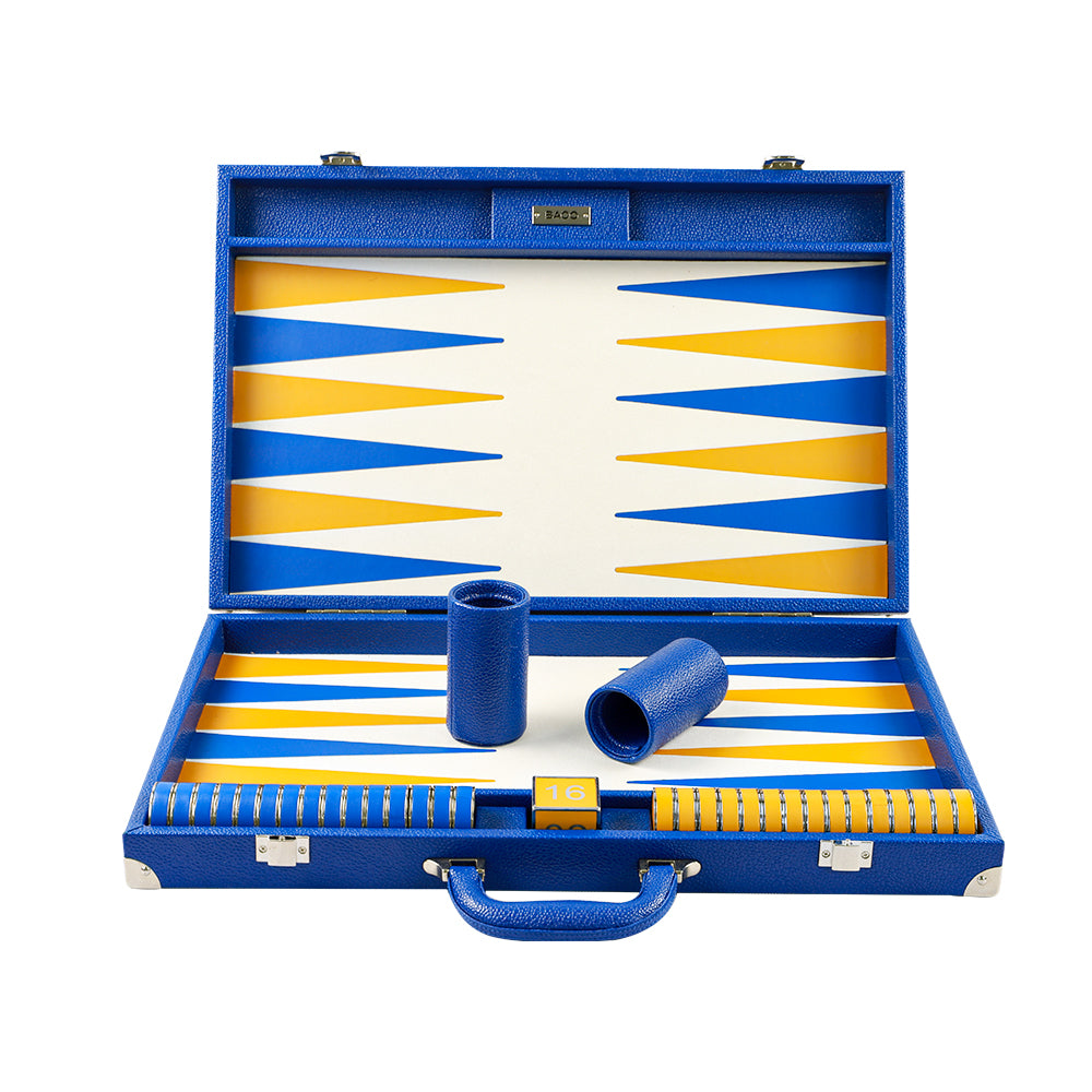 Blue Coral Stingray Backgammon-21inches - bacobackgammon