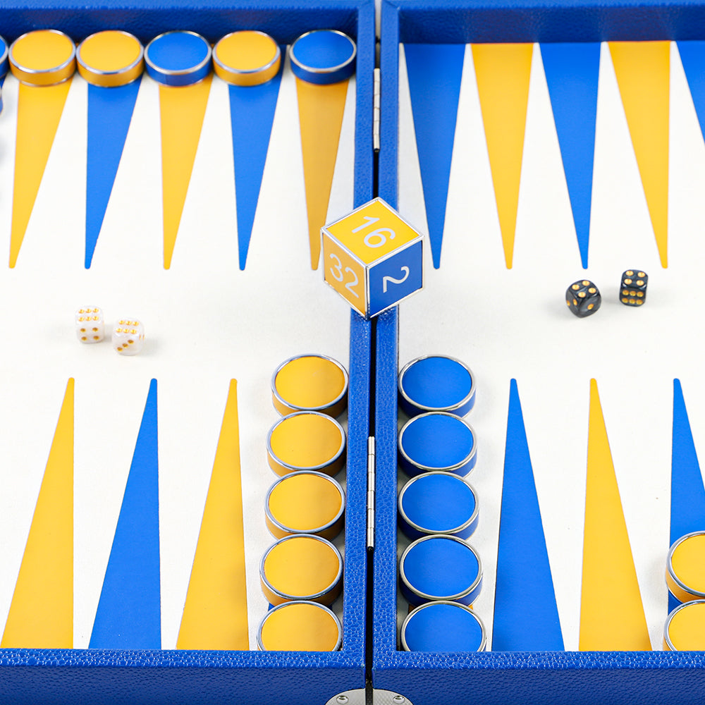 Blue Coral Stingray Backgammon-21inches - bacobackgammon