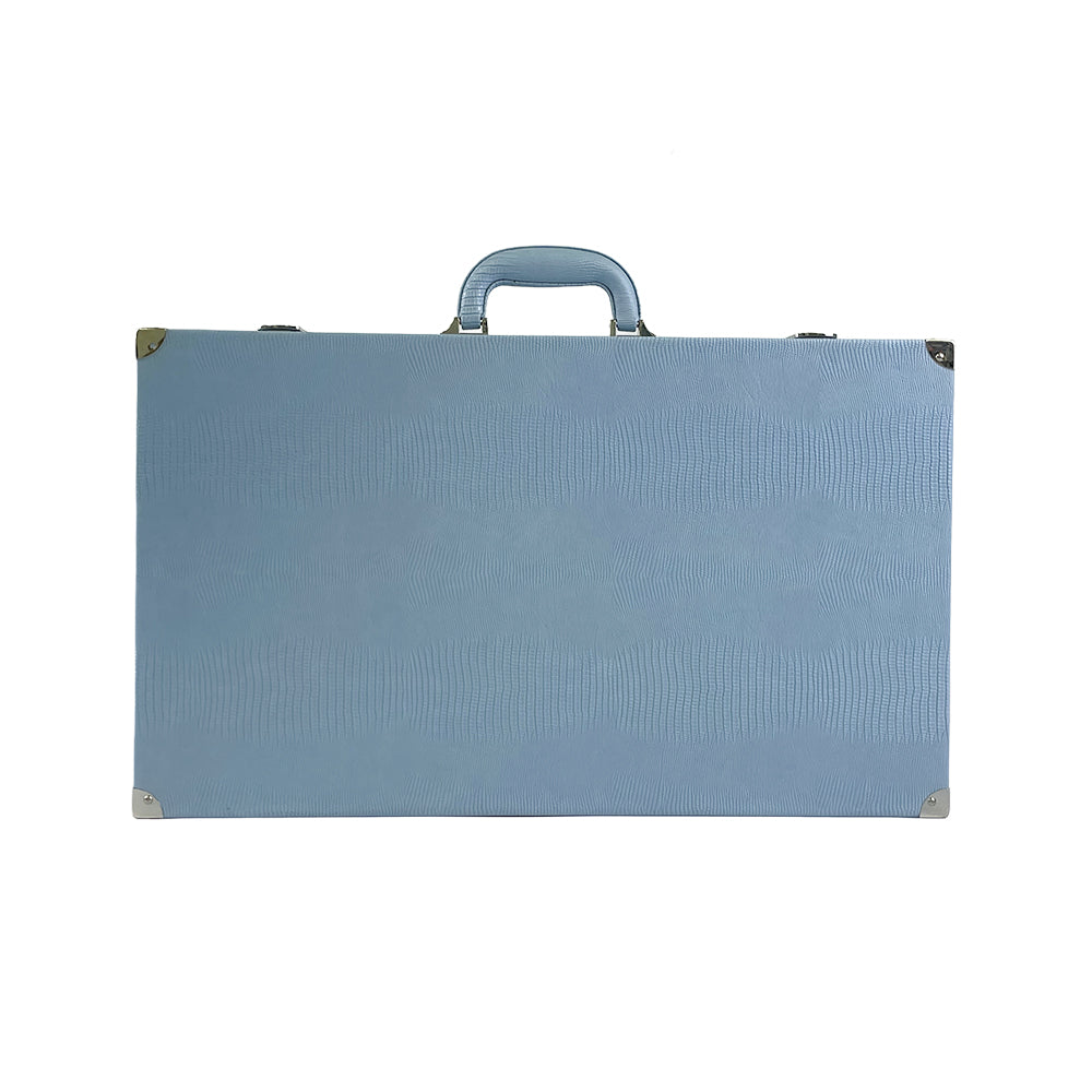 BACO Sky Blue Lizard Luxury Backgammon-21inch