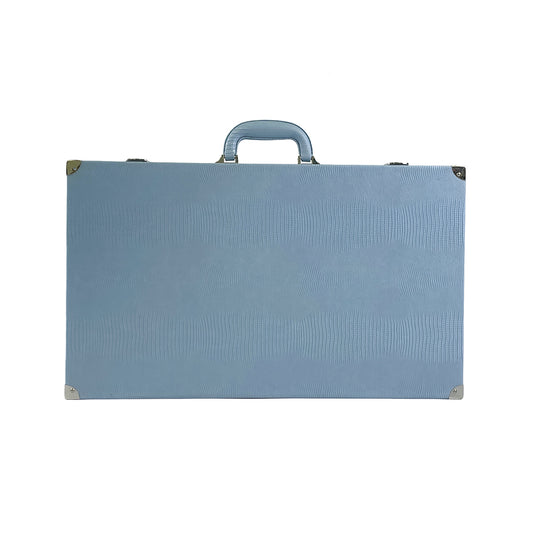 BACO Sky Blue Lizard Luxury Backgammon-21inch