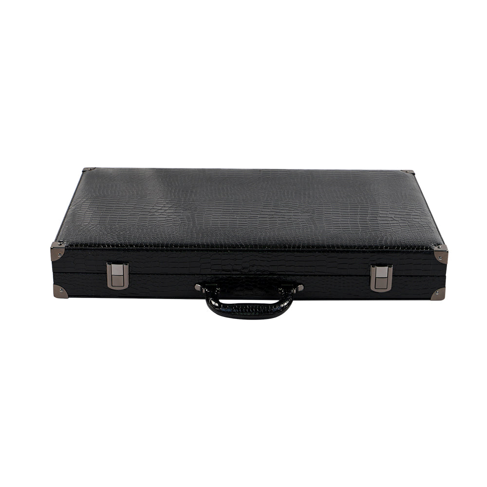 BACO Backgammon Schwarz Luxus
