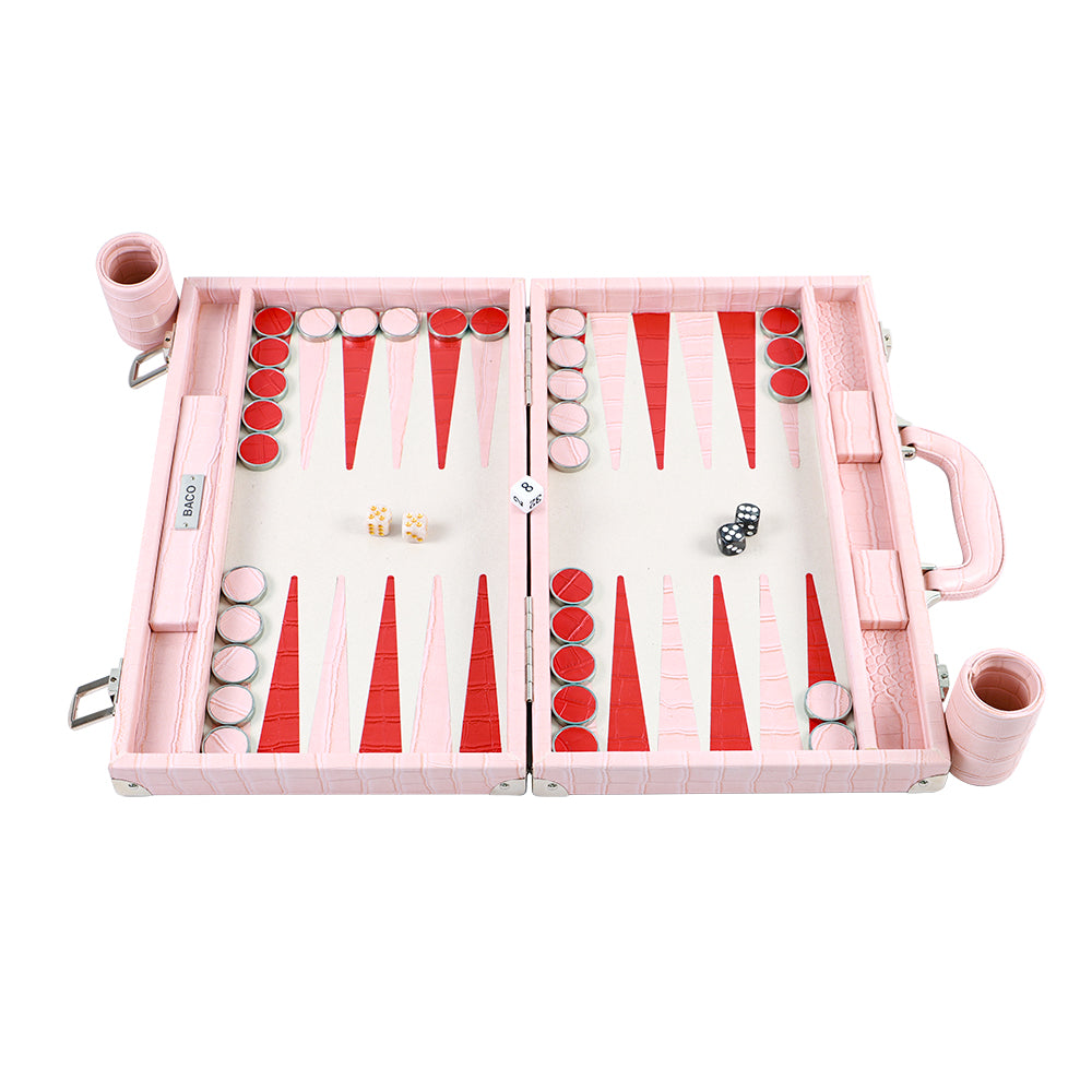 BACO Backgammon Marron de Luxe-25inch