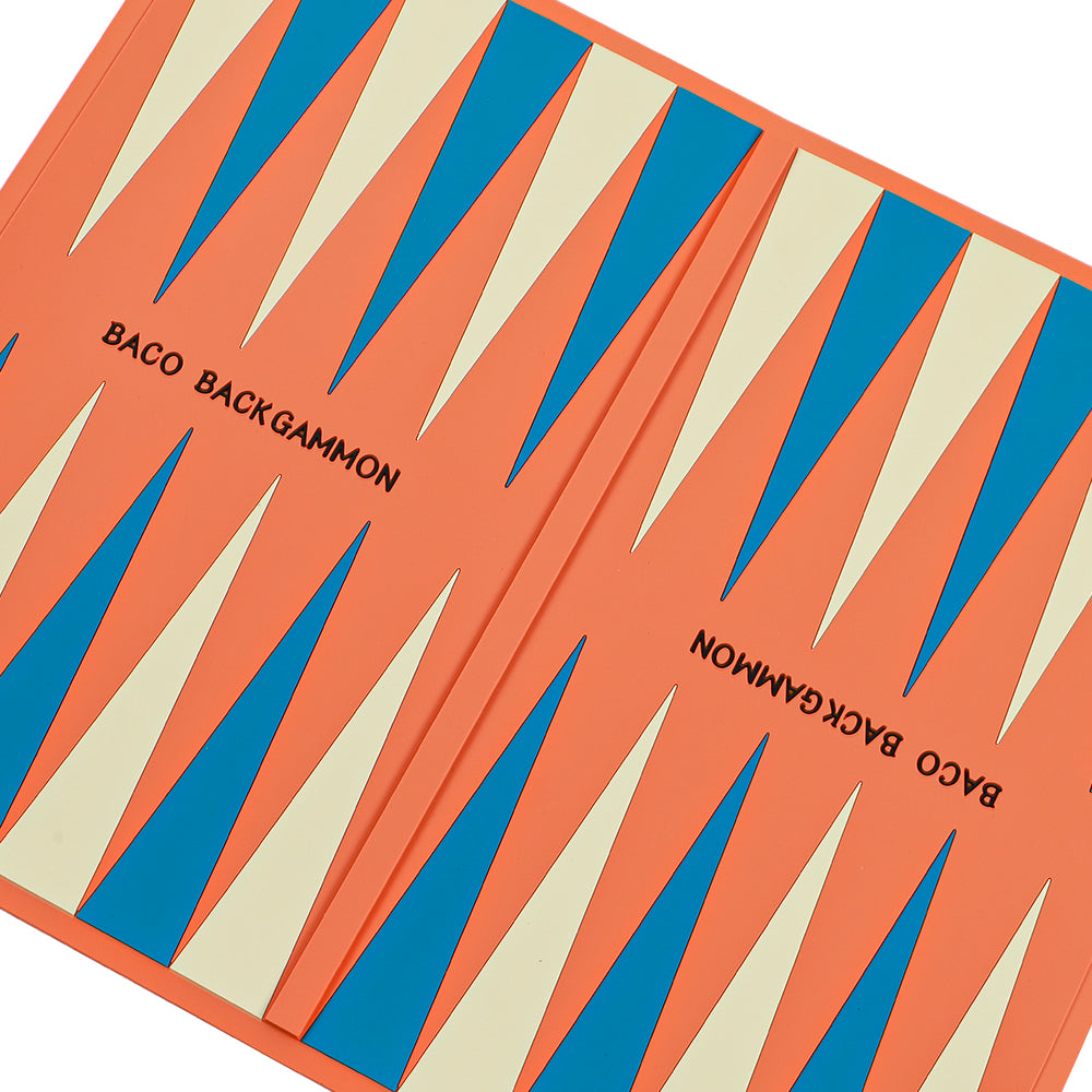 BACO Orange Washable Backgammon Roll - bacobackgammon