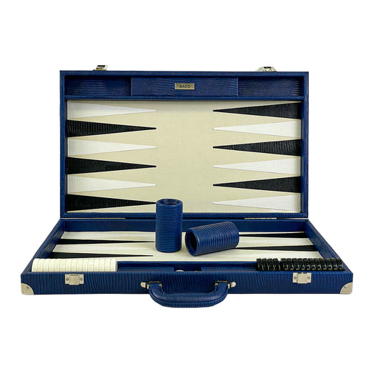 BACO Blue Lizard Backgammon-21inches