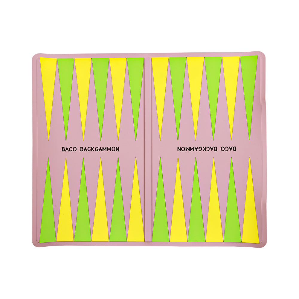 BACO Pink Washable Backgammon Roll - bacobackgammon