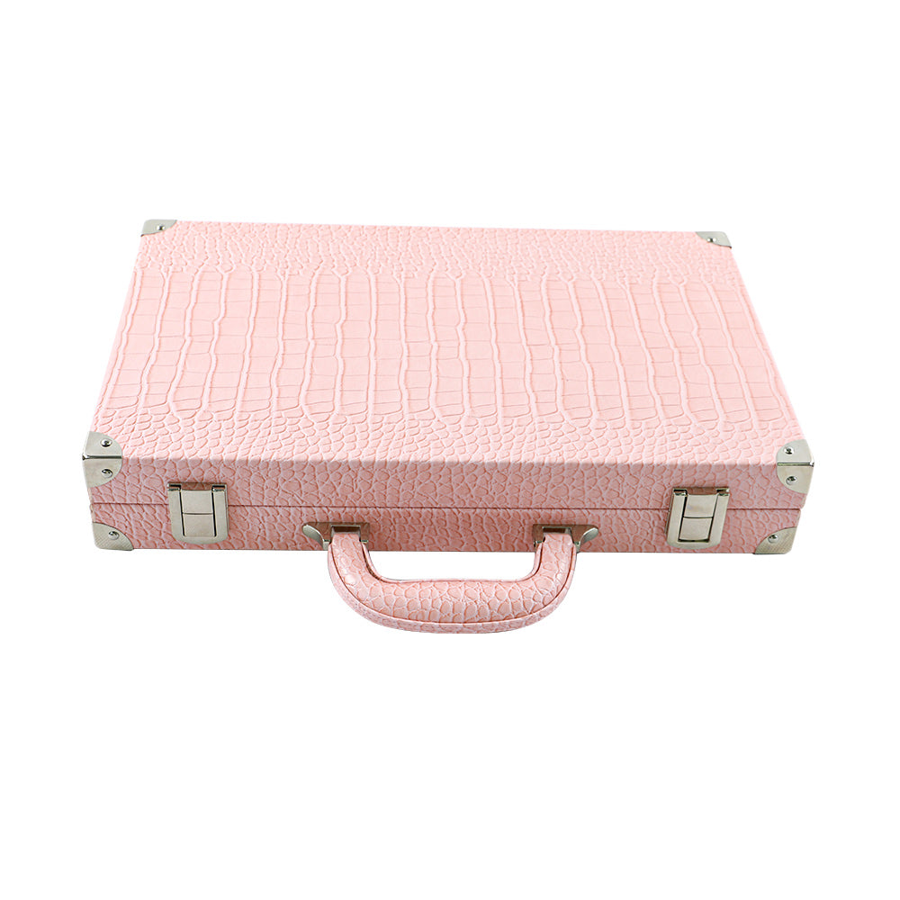 Pink Alligator Backgammon-15.7inches