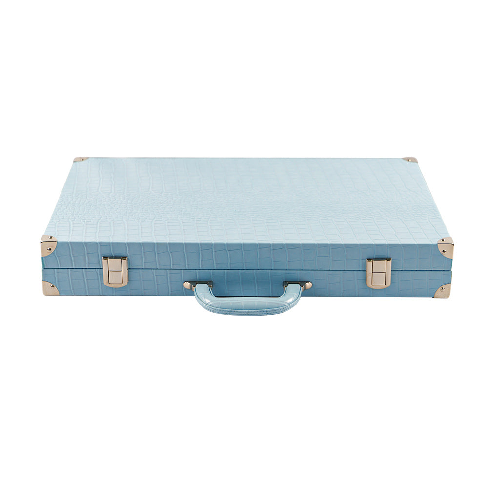 Blue Alligator Backgammon-20inches
