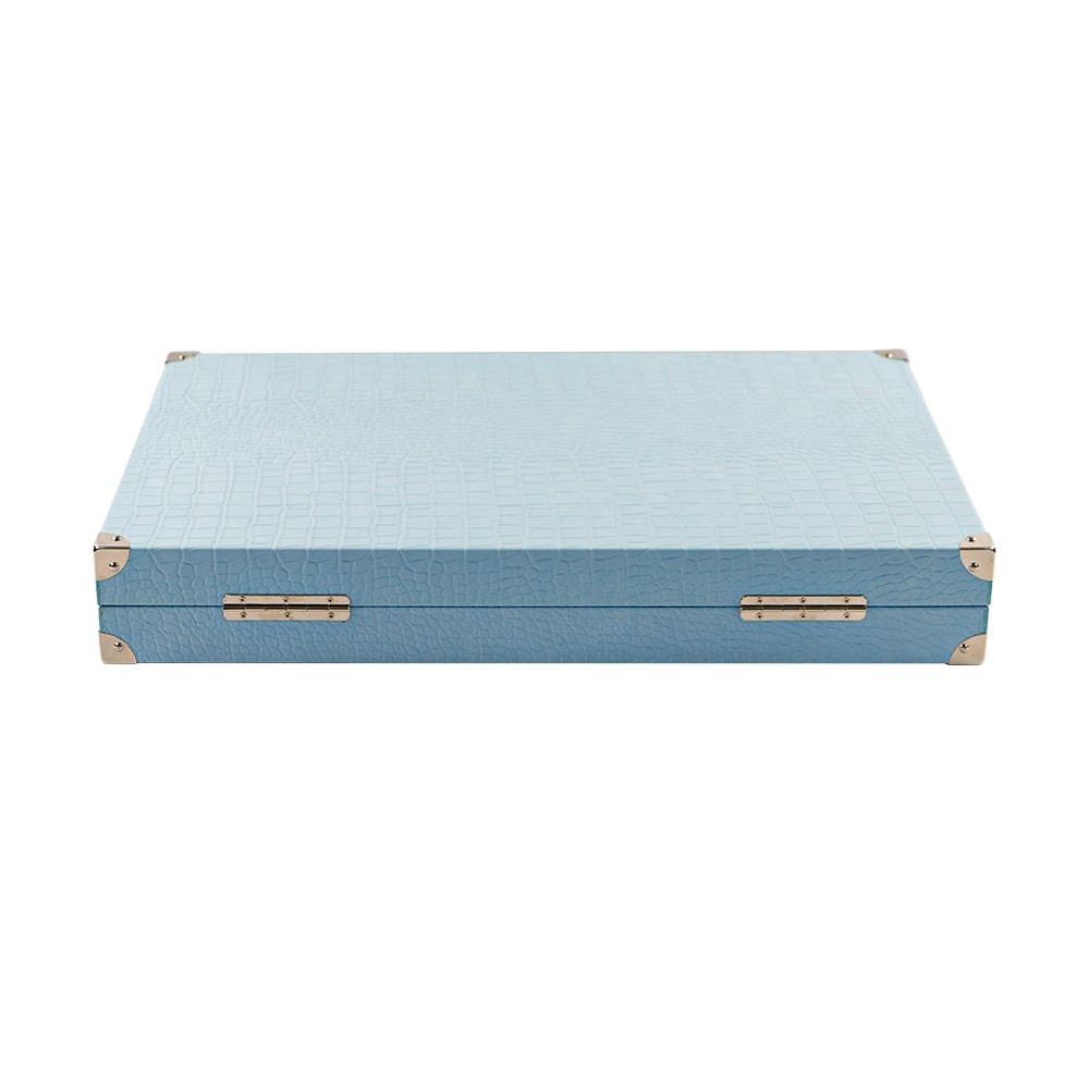 Blue Alligator Backgammon-20inches