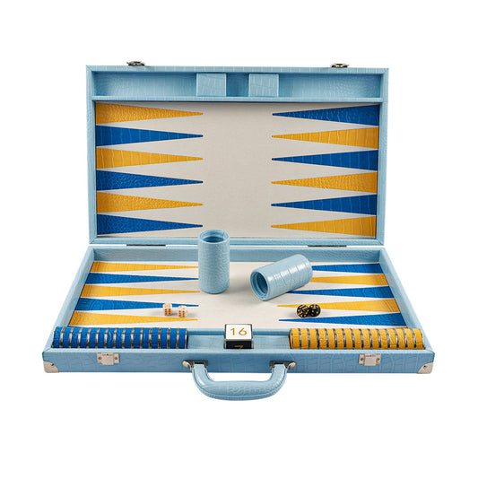 BACO Backgammon Braun Luxus
