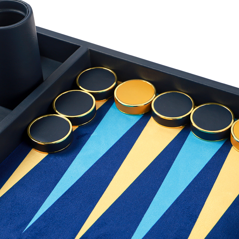 BACO Backgammon Braun Luxus