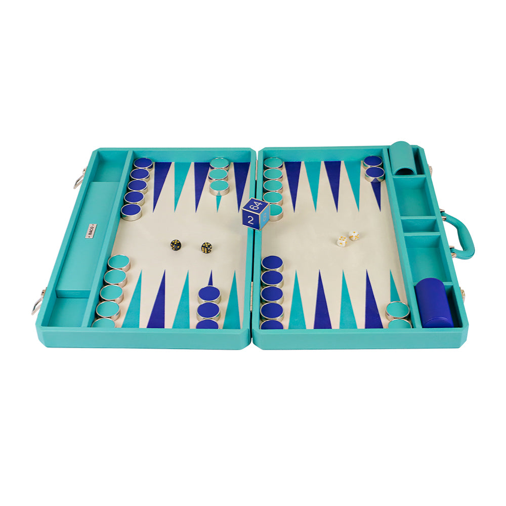 BACO Tiff Blue Luxury Backgammon