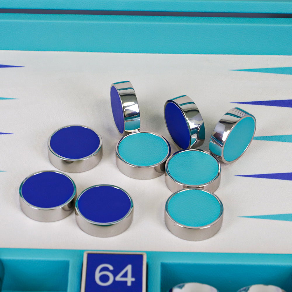 BACO Tiff Blue Luxury Backgammon